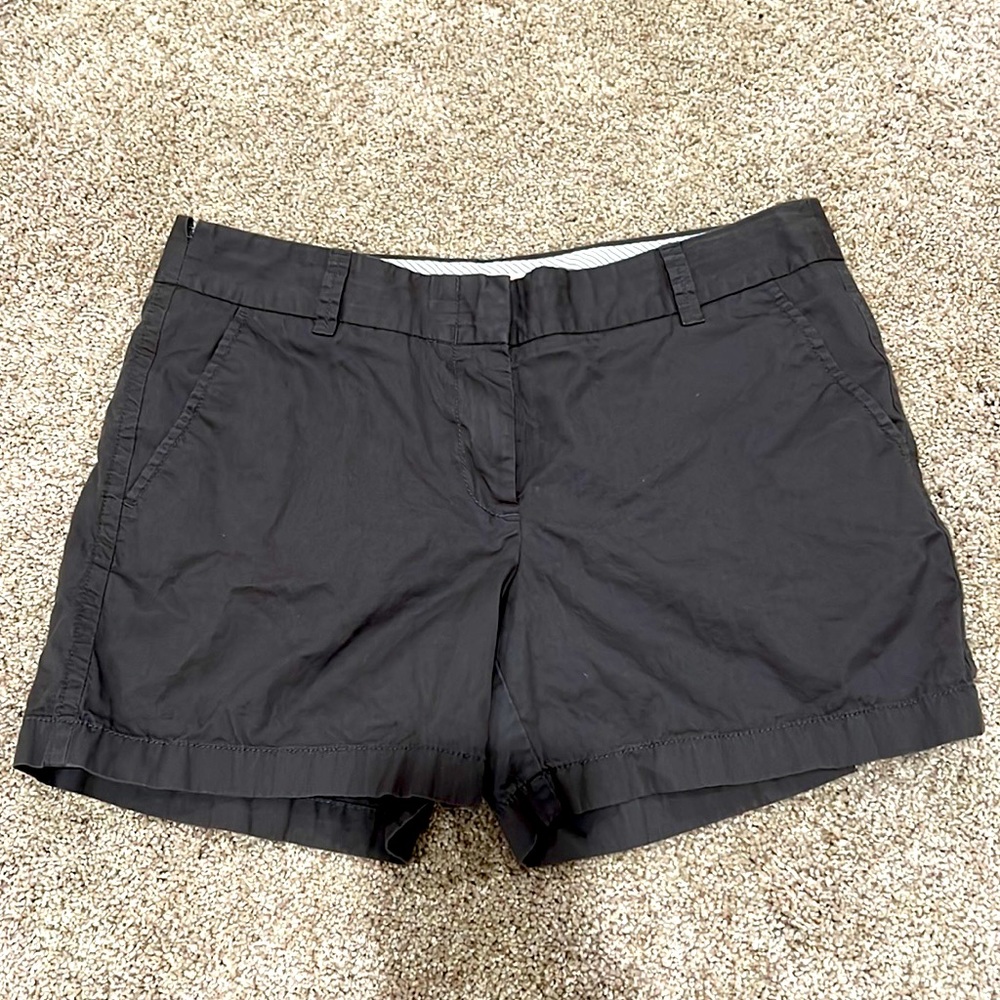 J. Crew Chino Shorts Dark Grey Size 8
